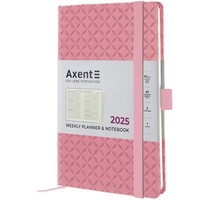 Фото Еженедельник Axent 2025 Partner Gently 125x195 мм светло-розовый 8522-25-01-A