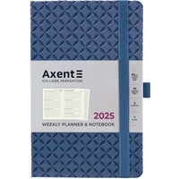 Фото Еженедельник Axent 2025 Partner Gently 125x195 мм темное море 8522-25-05-A