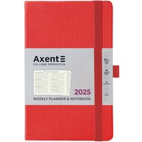 Фото Еженедельник Axent 2025 Partner Lines 125x195 мм ярко красный 8515-25-54-A