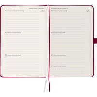 Фото Еженедельник Axent 2025 Partner Strong 125x195 мм винный 8505-25-46-A