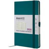 Фото Еженедельник Axent 2025 Partner Strong 125x195 мм малахитовый 8505-25-31-A