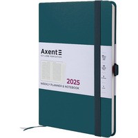 Фото Еженедельник Axent 2025 Prime Strong 145х210 мм малахитовый 8507-25-31-A