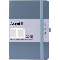 Фото Еженедельник Axent 2025 Prime Strong 145х210 мм серый 8507-25-62-A