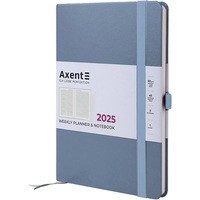 Фото Еженедельник Axent 2025 Prime Strong 145х210 мм серый 8507-25-62-A