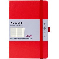 Фото Еженедельник Axent 2025 Prime Strong 145х210 мм красный 8507-25-05-A