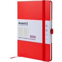 Фото Еженедельник Axent 2025 Prime Strong 145х210 мм красный 8507-25-05-A