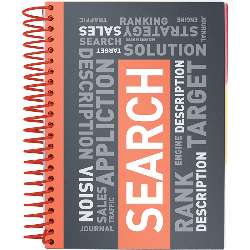 Блокнот с разделителями Axent 8405-08-A, А5, 120 листов, клетка, красный