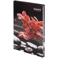 Фото Книга записная Axent R and B Flower 8457-7-A, А5, 96 листов, клетка, твердая обложка