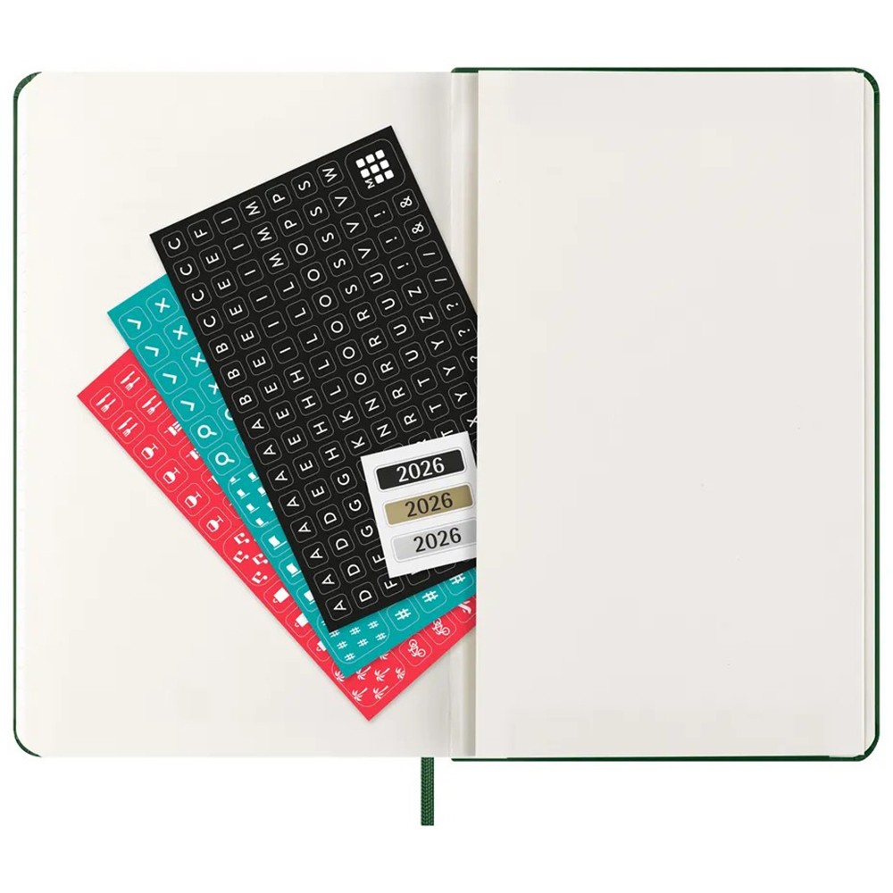 Ежедневник Moleskine 2026 средний Миртовый Зеленый 8056999275570