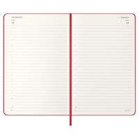 Фото Ежедневник Moleskine 2026 средний Красный 8056999274559