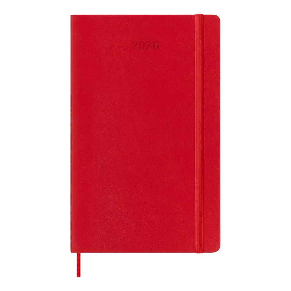Ежедневник Moleskine 2026 средний Мягкий Красный 8056999274580