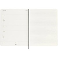 Фото Еженедельник Moleskine 2026 большой Мягкий Черный 8056999275266