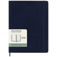 Фото Еженедельник Moleskine 2026 большой Мягкий Сапфир 8056999275242