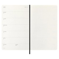 Фото Еженедельник Moleskine 2026 средний Мягкий Черный 8056999274726