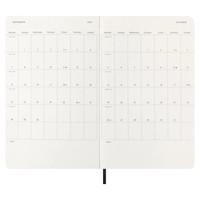 Фото Еженедельник Moleskine 2026 средний Мягкий Черный 8056999274726