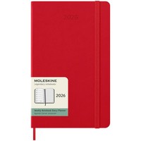Фото Еженедельник Moleskine 2026 средний Красный 8056999274696