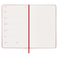 Фото Еженедельник Moleskine 2026 средний Красный 8056999274696