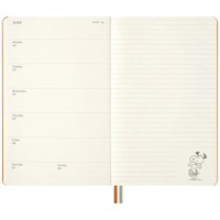 Фото Еженедельник Moleskine 2026 Peanuts средний Оранжевый 8056999277147
