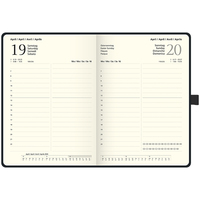 Ежедневник Brunnen 2026 Euro Компаньон 14.8х21 см Strong черный 10-764 66 906