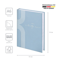 Фото Ежедневник Brunnen 2026 карманный Torino Trend голубой 73-736 38 326