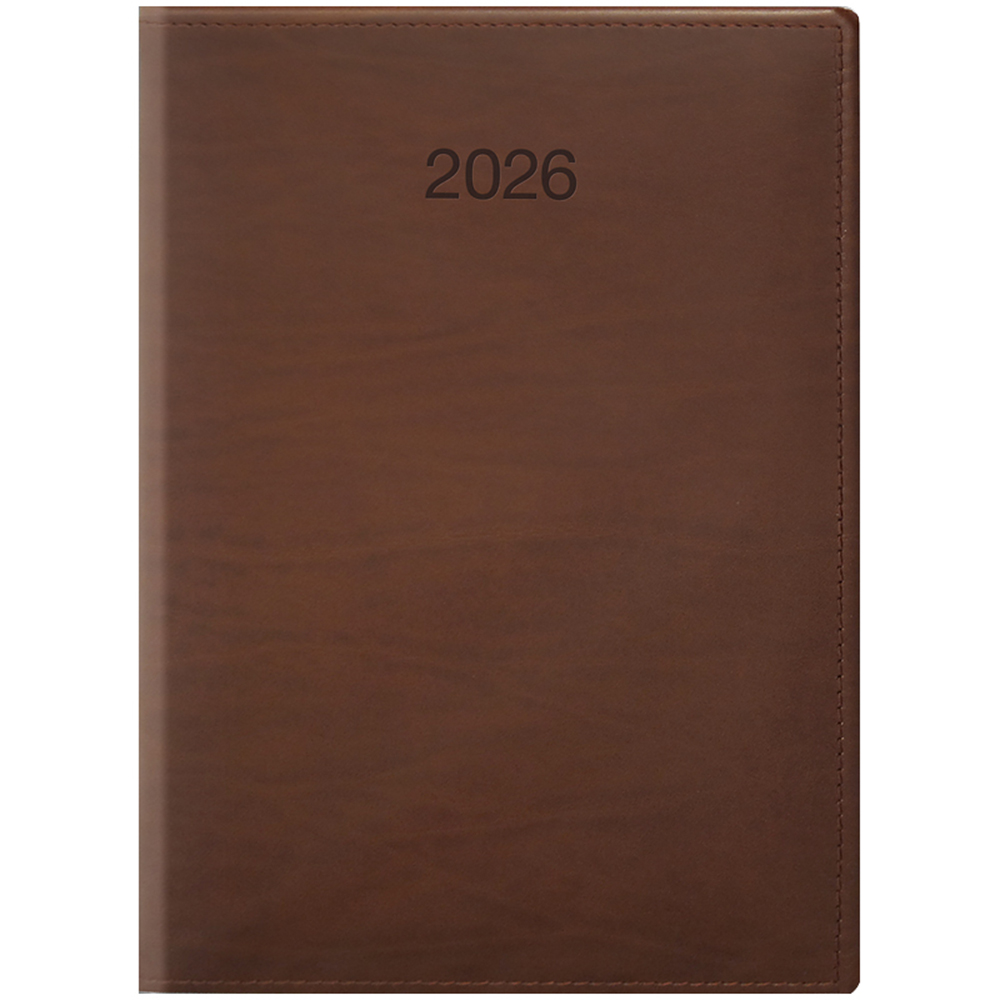 Ежедневник Brunnen 2026 Стандарт LaFontaine коньячний 73-795 50 706