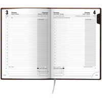 Ежедневник Brunnen 2026 Стандарт LaFontaine коньячний 73-795 50 706