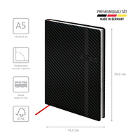 Фото Ежедневник Brunnen 2026 Стандарт Soft Carbon черный 73-795 31 906