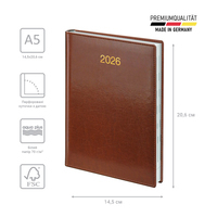 Фото Ежедневник Brunnen 2026 Стандарт Soft коричневий 73-795 36 706