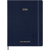 Фото Еженедельник Moleskine Essential 2026 XXL Вертикальный большой Сапфир 8056999276522