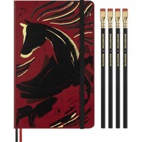 Фото Подарочный набор Moleskine Year of the Horse Записная книжка средняя + 4 карандаша Blackwings 8056999278533
