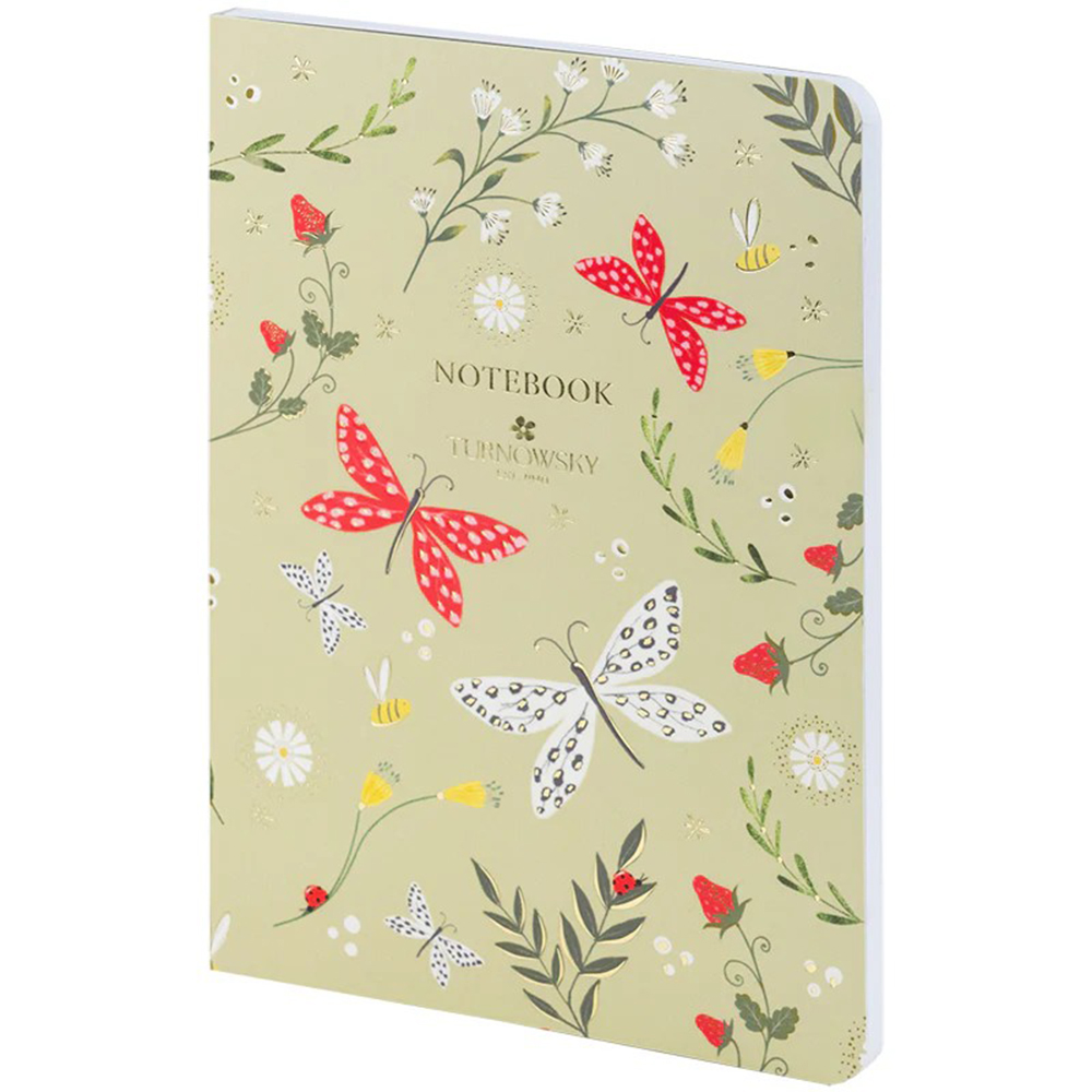 Блокнот Axent TR, Secret Garden 2 8700-18-A-TR, А5, 80 листов, клетка, мягкая обложка