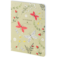 Блокнот Axent TR, Secret Garden 2 8700-18-A-TR, А5, 80 листов, клетка, мягкая обложка