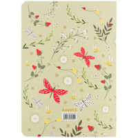 Блокнот Axent TR, Secret Garden 2 8700-18-A-TR, А5, 80 листов, клетка, мягкая обложка