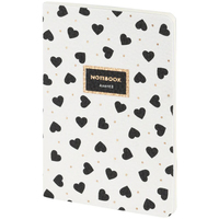 Фото Блокнот Axent Black and White 8711-7-A, А6, 60 листов, клетка, мягкая обложка