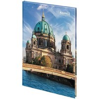 Фото Книга записная Axent City, Berlin 8425-6-A, А4- 203х273 мм, 96 листов, клетка