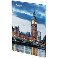 Книга записная Axent City, London 8425-5-A, А4- 203х273 мм, 96 листов, клетка