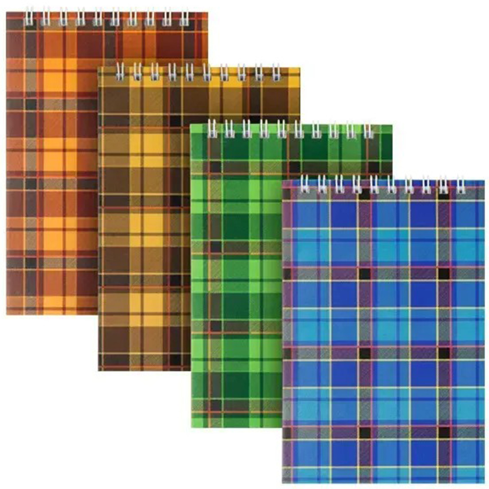 Блокнот на спирали Axent Delta D8011-01, A6, 48 листов, клетка, гибкая обложка