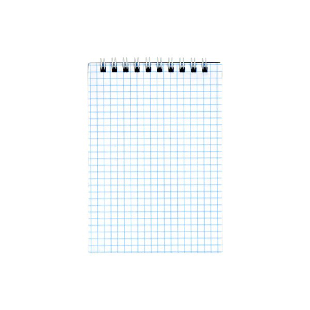 Блокнот на спирали Axent Delta D8011-01, A6, 48 листов, клетка, гибкая обложка